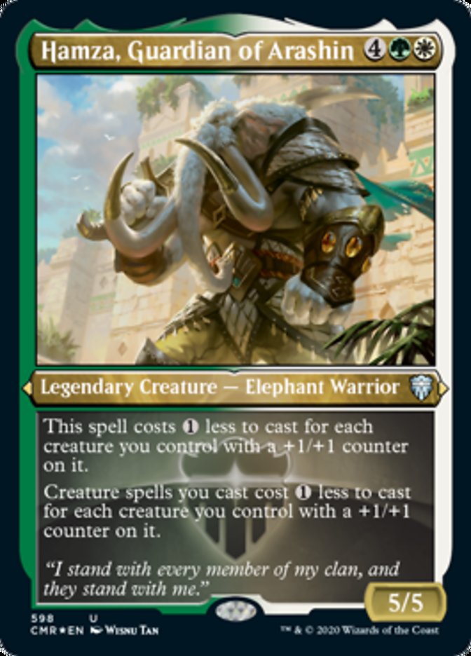 Hamza, Guardian of Arashin (Etched) [Commander Legends] | Game Grid - Logan