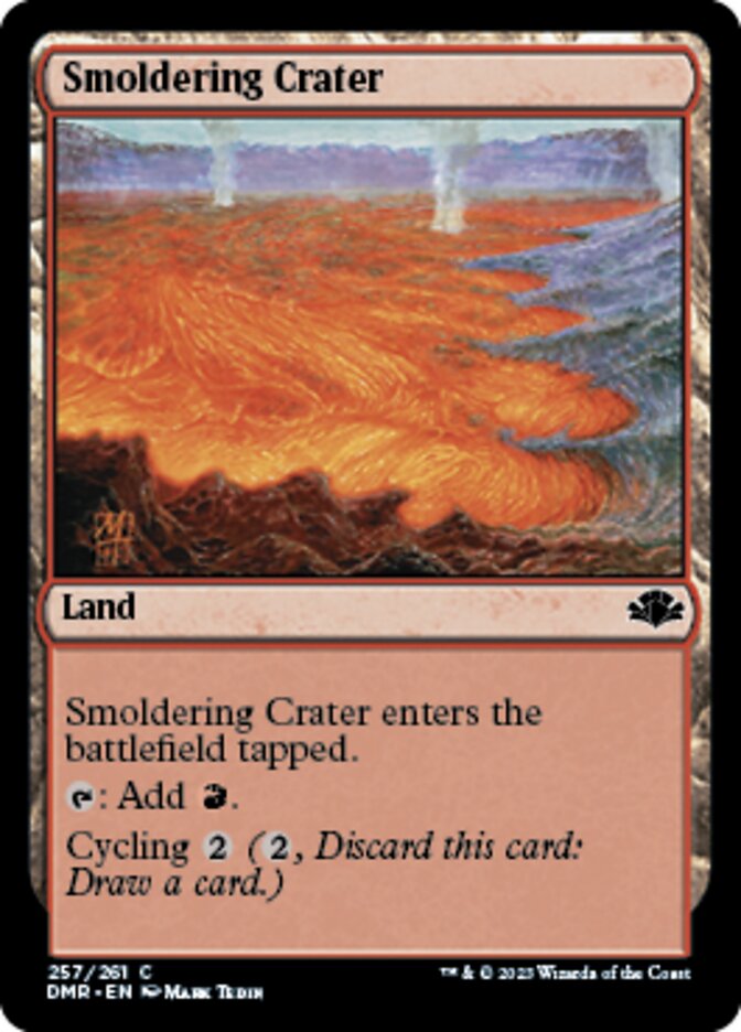 Smoldering Crater [Dominaria Remastered] | Game Grid - Logan