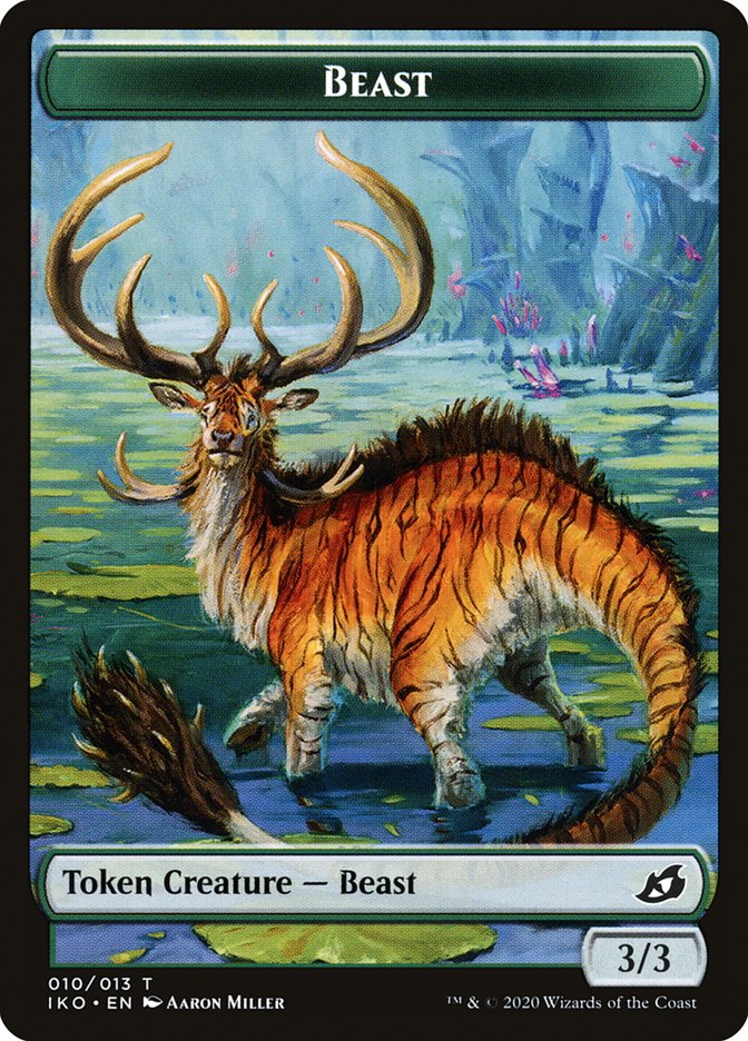 Beast Token [Ikoria: Lair of Behemoths Tokens] | Game Grid - Logan