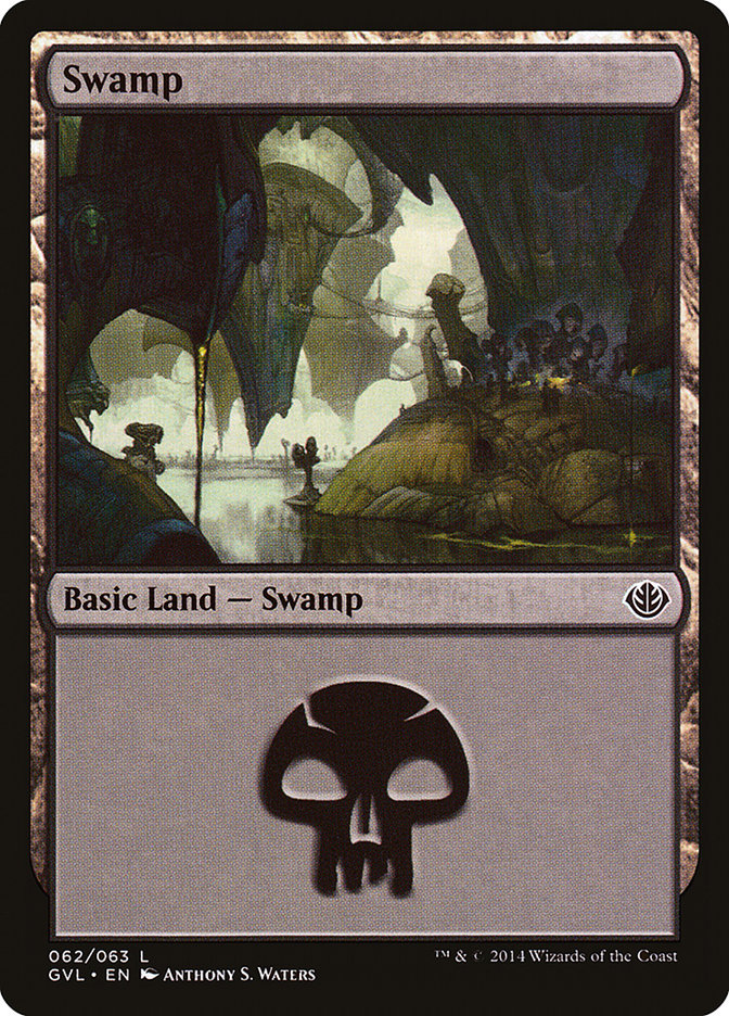 Swamp (62) (Garruk vs. Liliana) [Duel Decks Anthology] | Game Grid - Logan