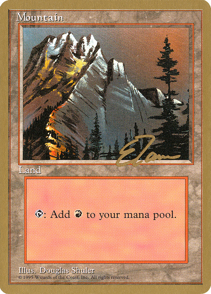 Mountain (et373) (Eric Tam) [Pro Tour Collector Set] | Game Grid - Logan