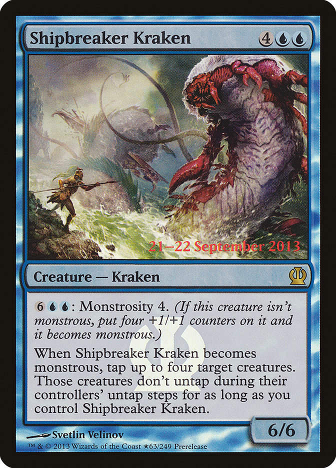 Shipbreaker Kraken [Theros Prerelease Promos] | Game Grid - Logan