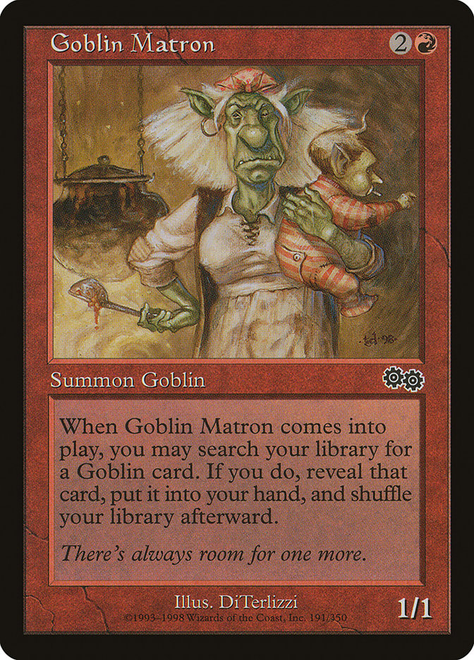 Goblin Matron [Urza's Saga] | Game Grid - Logan
