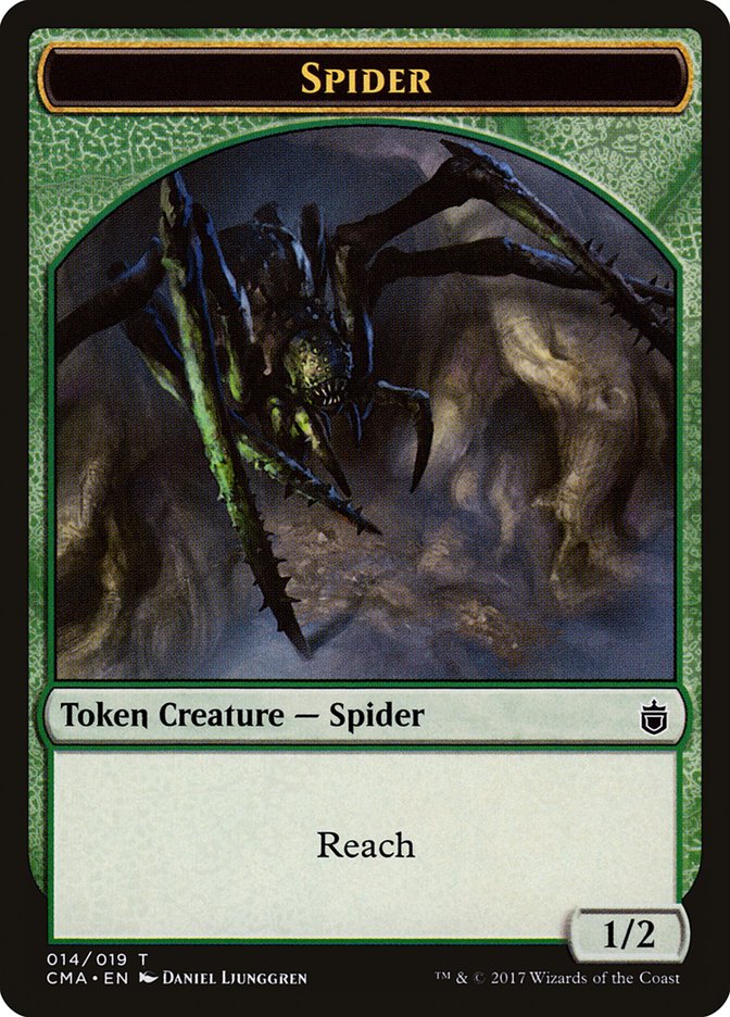 Spider Token [Commander Anthology Tokens] | Game Grid - Logan