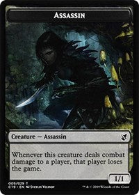 Assassin // Morph Double-Sided Token [Commander 2019 Tokens] | Game Grid - Logan