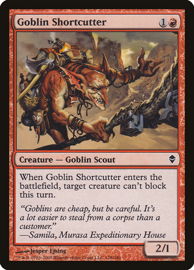 Goblin Shortcutter [Zendikar] | Game Grid - Logan