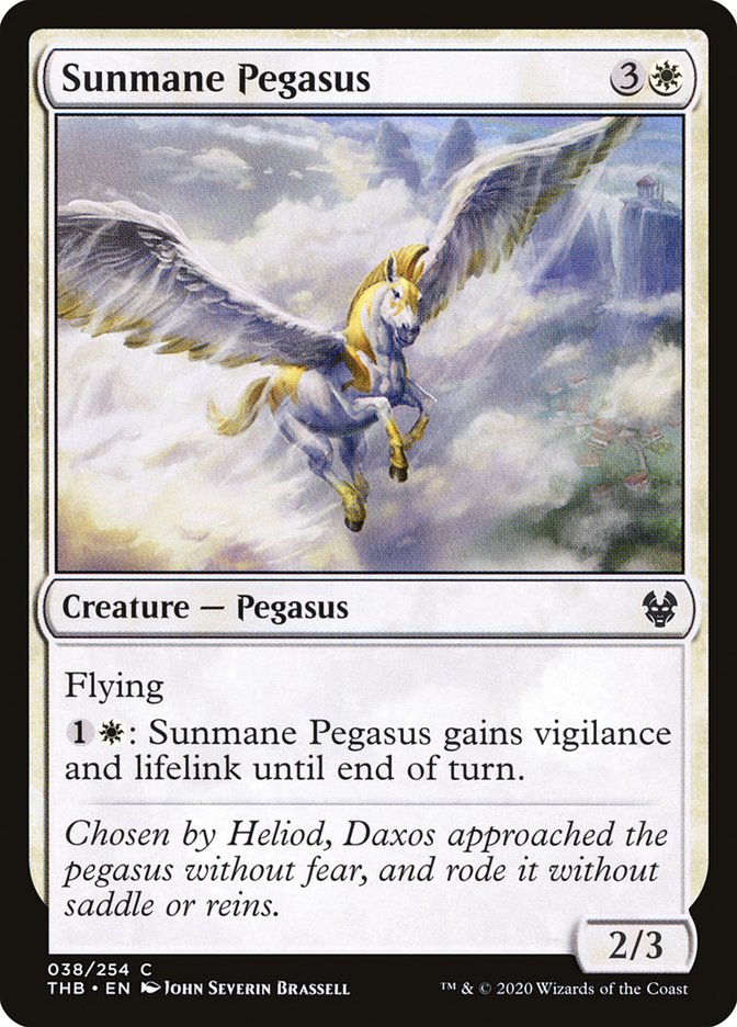 Sunmane Pegasus [Theros Beyond Death] | Game Grid - Logan