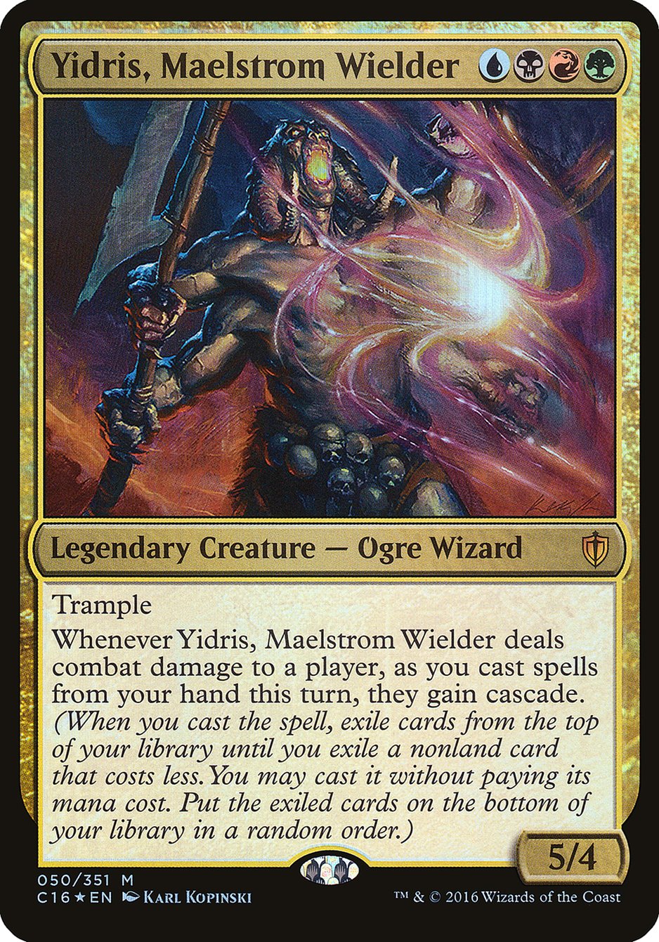 Yidris, Maelstrom Wielder (Oversized) [Commander 2016 Oversized] | Game Grid - Logan