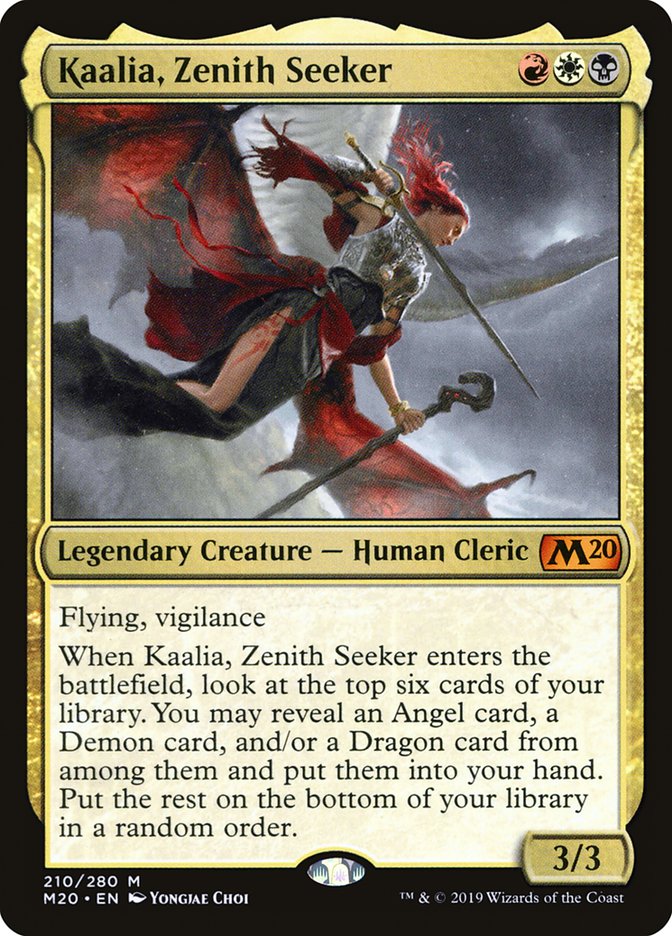 Kaalia, Zenith Seeker [Core Set 2020] | Game Grid - Logan