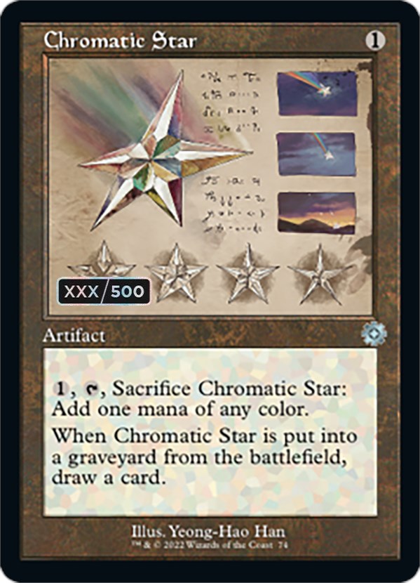 Chromatic Star (Retro Schematic) (Serial Numbered) [The Brothers' War Retro Artifacts] | Game Grid - Logan