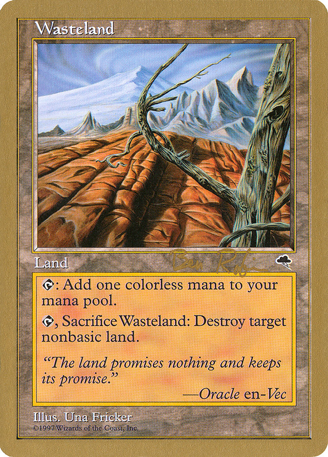 Wasteland (Ben Rubin) [World Championship Decks 1998] | Game Grid - Logan
