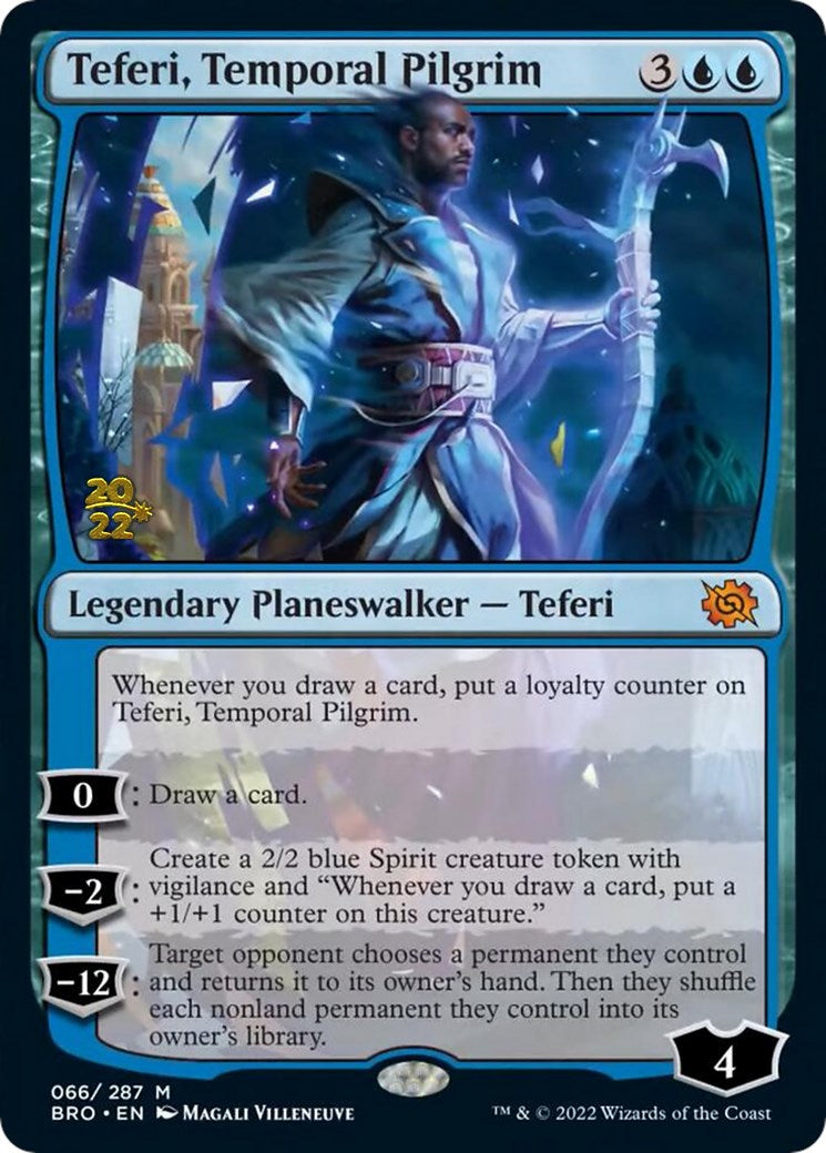 Teferi, Temporal Pilgrim [The Brothers' War Prerelease Promos] | Game Grid - Logan