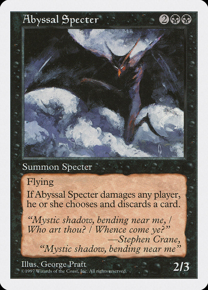 Abyssal Specter [Fifth Edition] | Game Grid - Logan