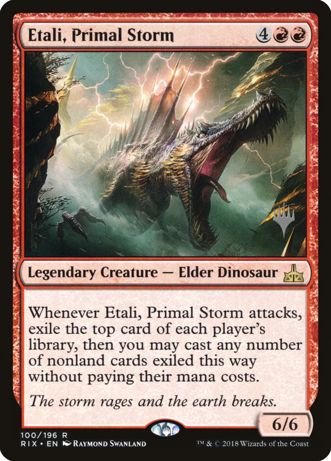 Etali, Primal Storm (Promo Pack) [Rivals of Ixalan Promos] | Game Grid - Logan