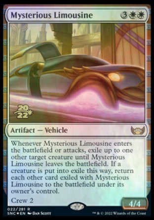Mysterious Limousine [Streets of New Capenna Prerelease Promos] | Game Grid - Logan