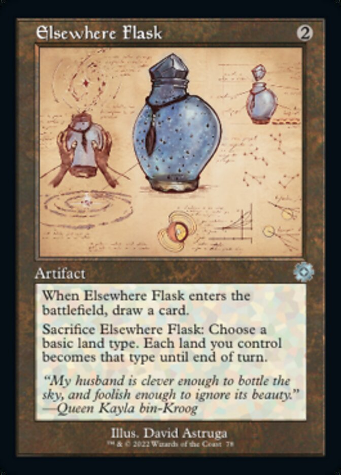 Elsewhere Flask (Retro Schematic) [The Brothers' War Retro Artifacts] | Game Grid - Logan