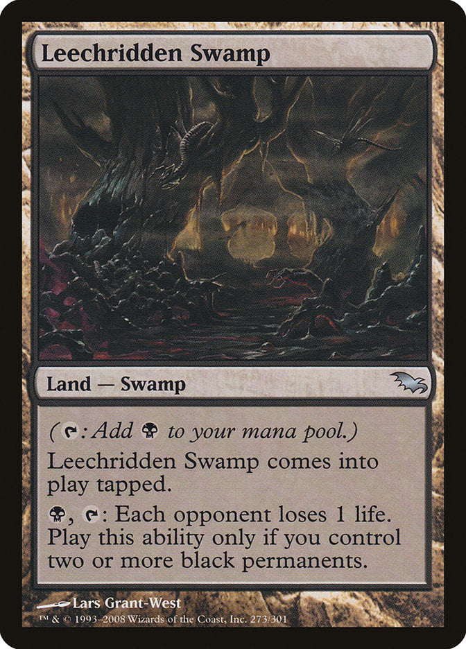Leechridden Swamp [Shadowmoor] | Game Grid - Logan