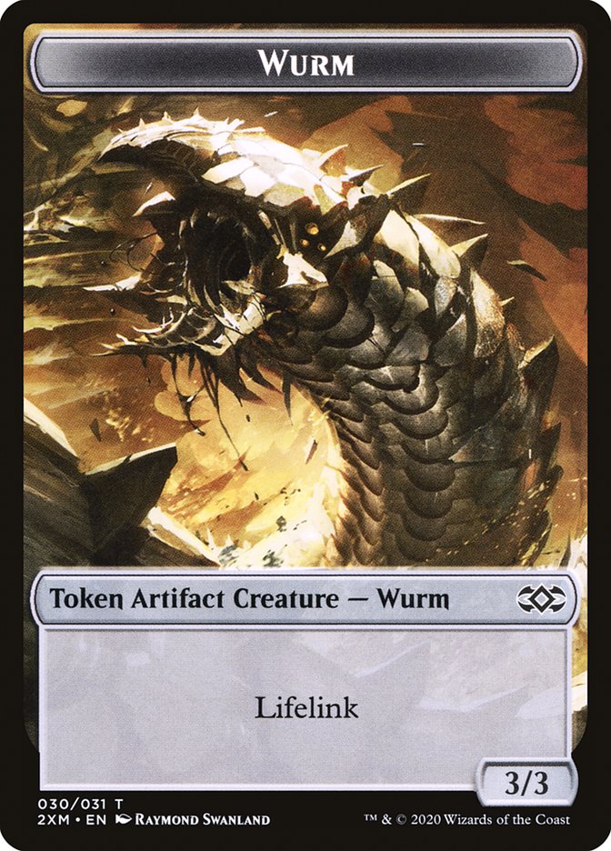 Wurm Token (030/031) [Double Masters Tokens] | Game Grid - Logan