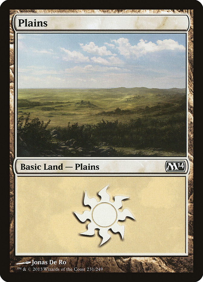 Plains (231) [Magic 2014] | Game Grid - Logan