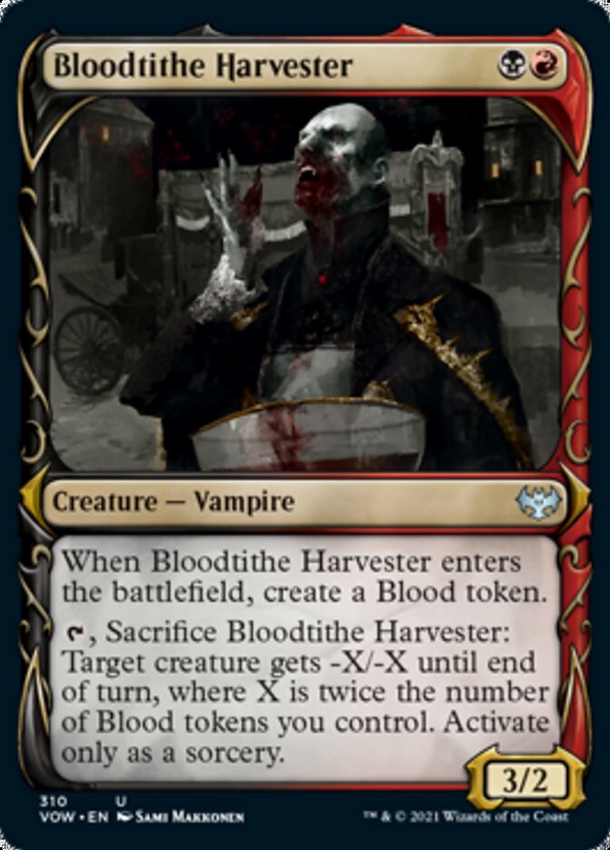 Bloodtithe Harvester (Showcase Fang Frame) [Innistrad: Crimson Vow] | Game Grid - Logan