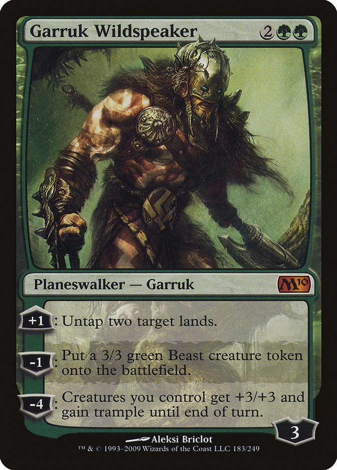 Garruk Wildspeaker [Magic 2010] | Game Grid - Logan