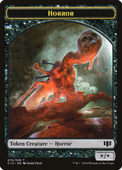 Horror // Zombie (016/036) Double-Sided Token [Commander 2014 Tokens] | Game Grid - Logan