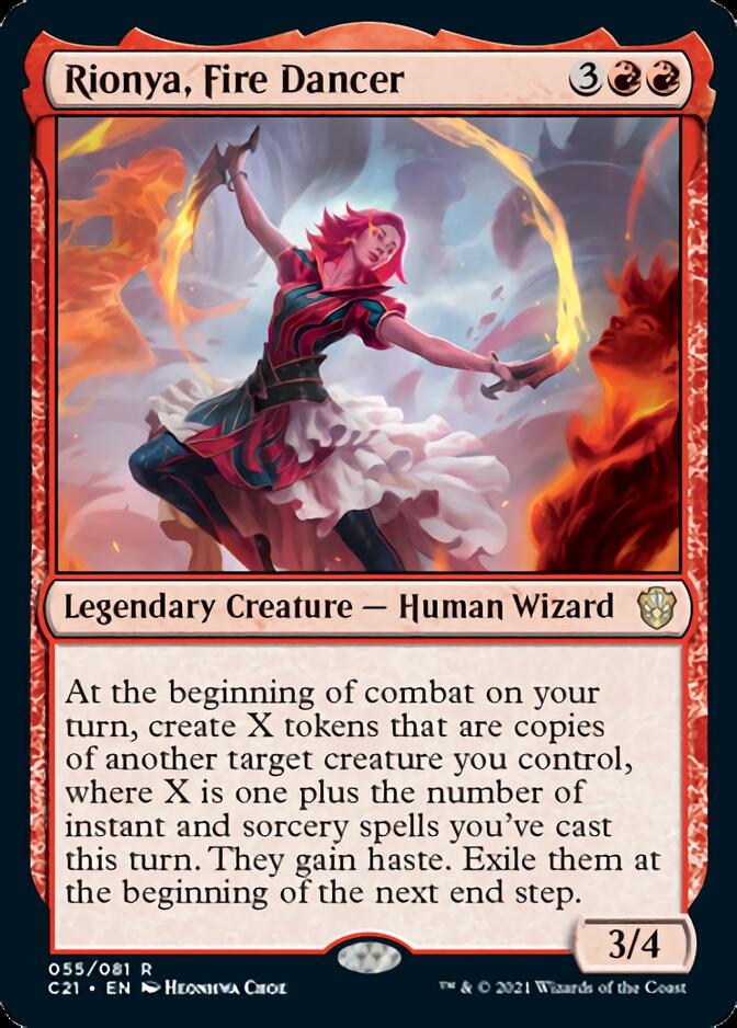 Rionya, Fire Dancer [Commander 2021] | Game Grid - Logan