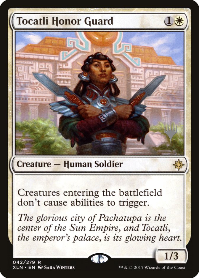 Tocatli Honor Guard (Promo Pack) [Ixalan Promos] | Game Grid - Logan