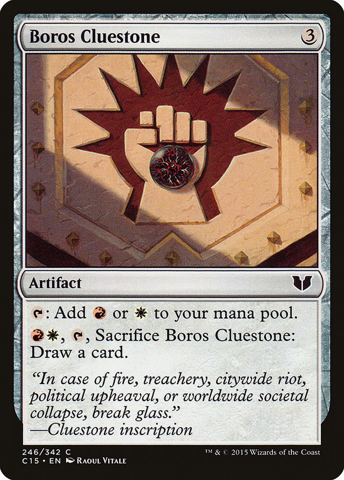 Boros Cluestone [Commander 2015] | Game Grid - Logan