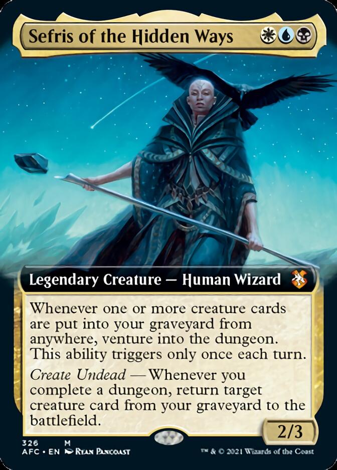Sefris of the Hidden Ways (Extended Art) [Dungeons & Dragons: Adventures in the Forgotten Realms Commander] | Game Grid - Logan