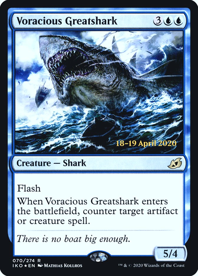 Voracious Greatshark [Ikoria: Lair of Behemoths Prerelease Promos] | Game Grid - Logan