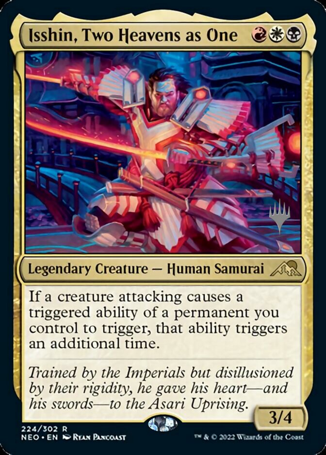 Isshin, Two Heavens as One (Promo Pack) [Kamigawa: Neon Dynasty Promos] | Game Grid - Logan