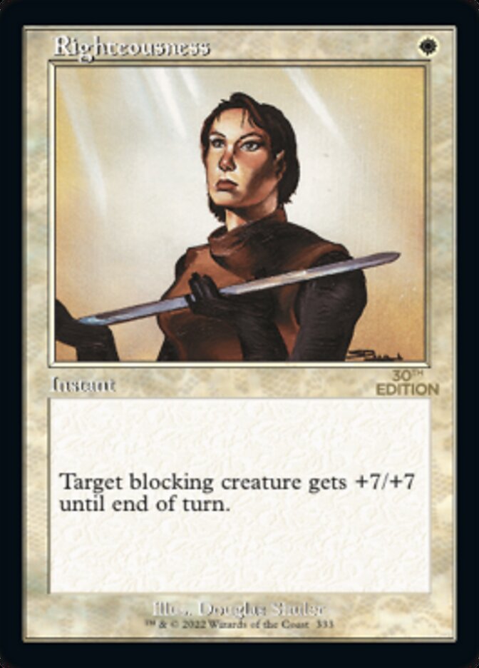 Righteousness (Retro) [30th Anniversary Edition] | Game Grid - Logan