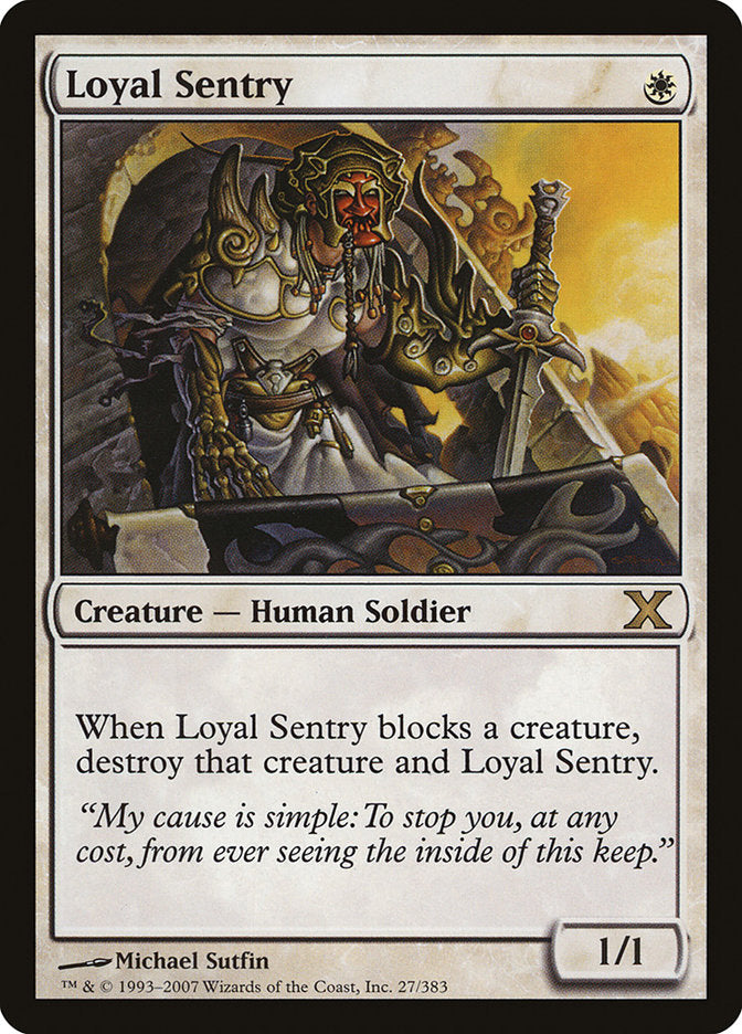 Loyal Sentry [Tenth Edition] | Game Grid - Logan