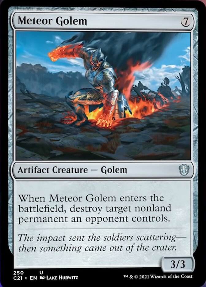 Meteor Golem [Commander 2021] | Game Grid - Logan