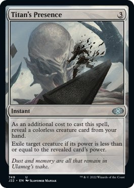 Titan's Presence [Jumpstart 2022] | Game Grid - Logan