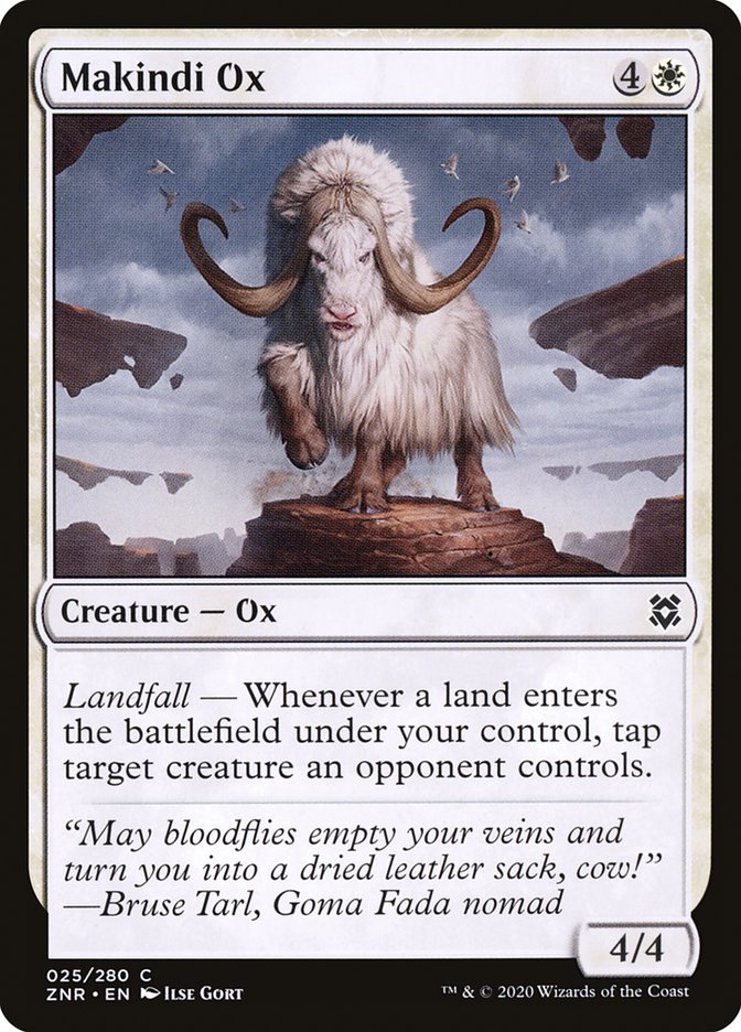 Makindi Ox [Zendikar Rising] | Game Grid - Logan