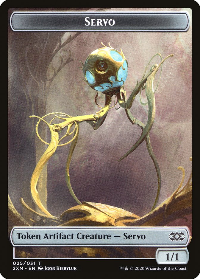 Eldrazi Spawn // Servo Double-Sided Token [Double Masters Tokens] | Game Grid - Logan
