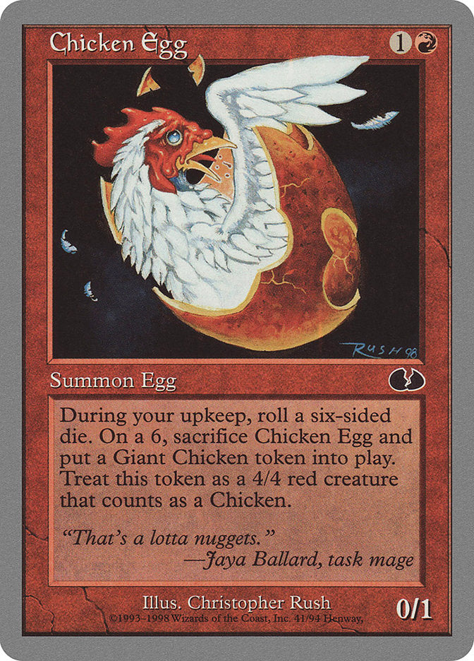 Chicken Egg [Unglued] | Game Grid - Logan