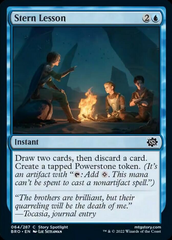 Stern Lesson [The Brothers' War] | Game Grid - Logan