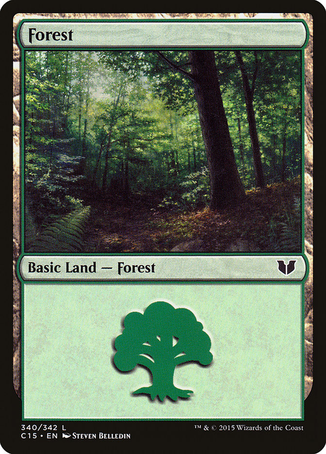 Forest (340) [Commander 2015] | Game Grid - Logan