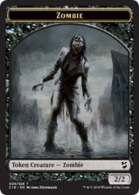 Zombie // Angel Double-Sided Token [Commander 2018 Tokens] | Game Grid - Logan