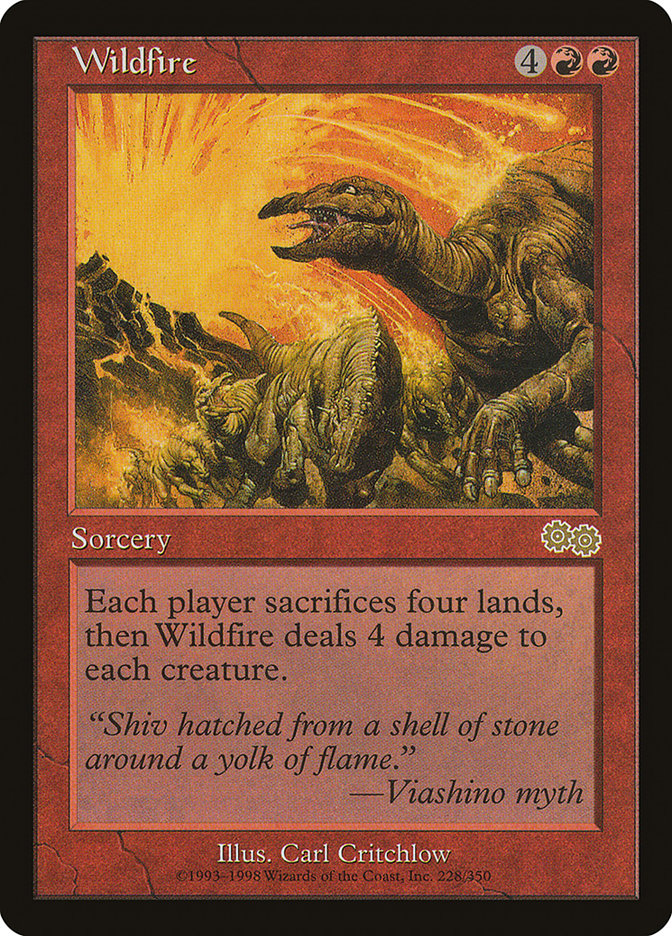 Wildfire [Urza's Saga] | Game Grid - Logan