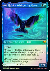 Alrund, God of the Cosmos // Hakka, Whispering Raven [Kaldheim Prerelease Promos] | Game Grid - Logan
