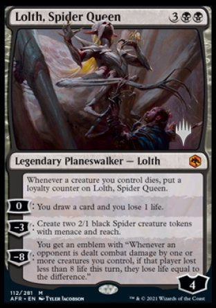 Lolth, Spider Queen (Promo Pack) [Dungeons & Dragons: Adventures in the Forgotten Realms Promos] | Game Grid - Logan