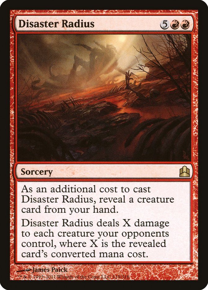 Disaster Radius [Commander 2011] | Game Grid - Logan