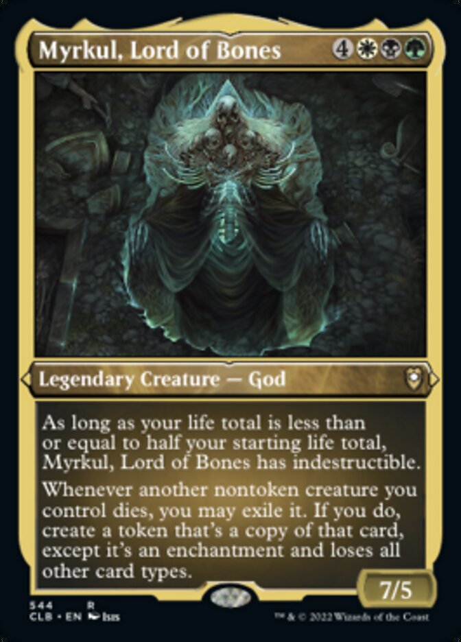 Myrkul, Lord of Bones (Foil Etched) [Commander Legends: Battle for Baldur's Gate] | Game Grid - Logan