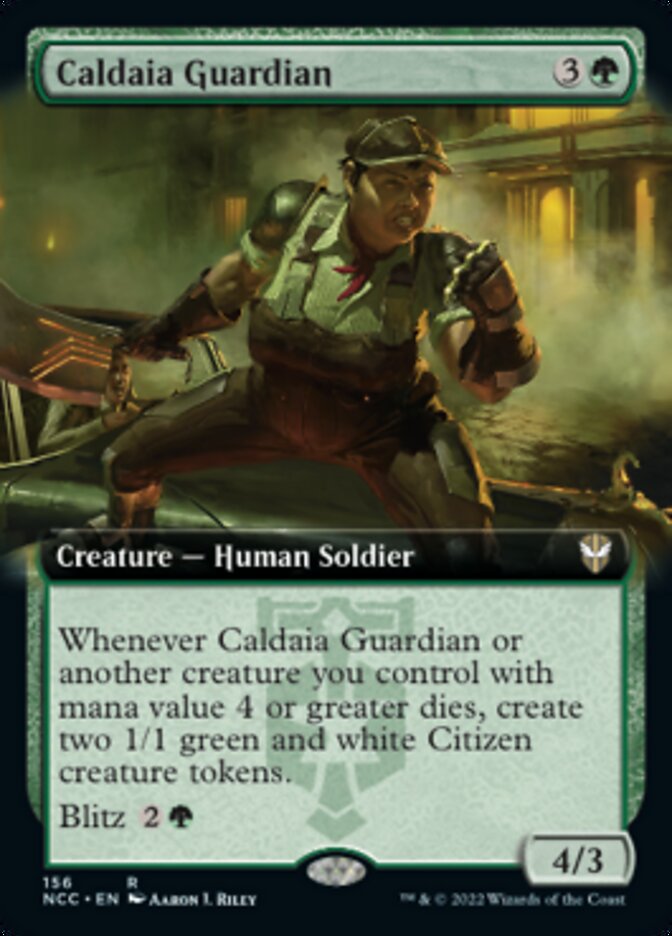 Caldaia Guardian (Extended Art) [Streets of New Capenna Commander] | Game Grid - Logan