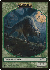 Human // Wolf Double-Sided Token [Friday Night Magic 2012] | Game Grid - Logan
