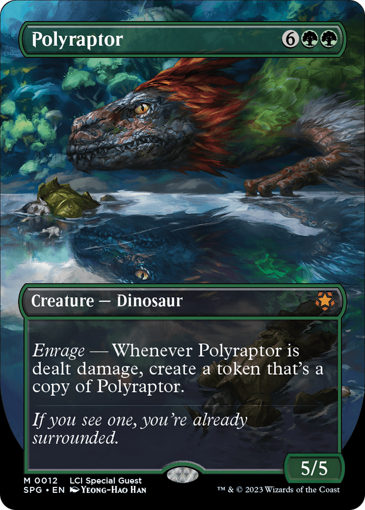 Polyraptor (Borderless) [The Lost Caverns of Ixalan Special Guests] | Game Grid - Logan